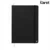 Black Front Karst A5 Stone Paper Hardcover Notebook